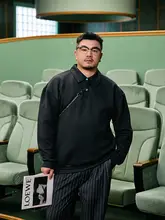 冬用ビジネスカジュアルポロシャツ【長袖・ワイドフィット・肌理】