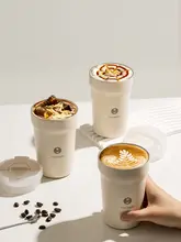 タイモ ステンレスコーヒーマグ【保温機能・持ち運び便利・防漏陶器コーティング内蔵】