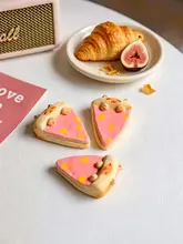 かわいい陶製の猫のピザ置物【ユニークなインテリア・アロマストーン対応】