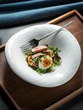業務用 陶器製デザートボウル【サラダ・フルーツ・炒飯・スープ用・ユニークデザイン】