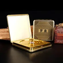 携帯用合金製コンパス【三元三合デザイン・アウトドア用・置物】