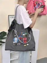 刺繍入りトートバッグ【ボールチェーン・ナイロン・エコバッグ・ショルダーバッグ】