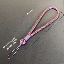 高級感あふれるスマートフォン用ハンドストラップ【短タイプ・手首用・手作り編み・頑丈】