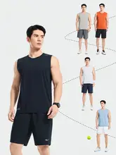 ERKE 速乾タンクトップ【男性用・トレーニング・フィットネス・ランニング】