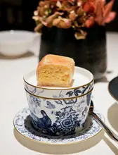 骨瓷製 洋風と和風兼用 デザートボウル【スープ用・おしゃれな食器】