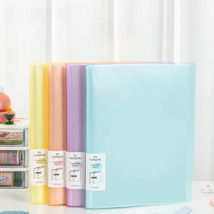 透明インサートファイル【オレンジ・文房具・書類整理用】