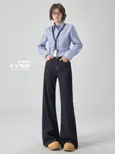 デニムパンツ レディース アメカジ ヴィンテージ 裏起毛 フレア 着痩せ 低身長向け マキシ丈 冬