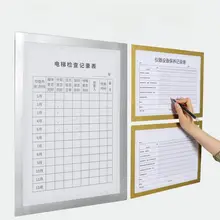 A4サイズ 書類収納ボックス【透明・展示用・マグネット式・A3対応】