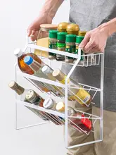 調味料 収納ラック 多機能 材質：プラスチック