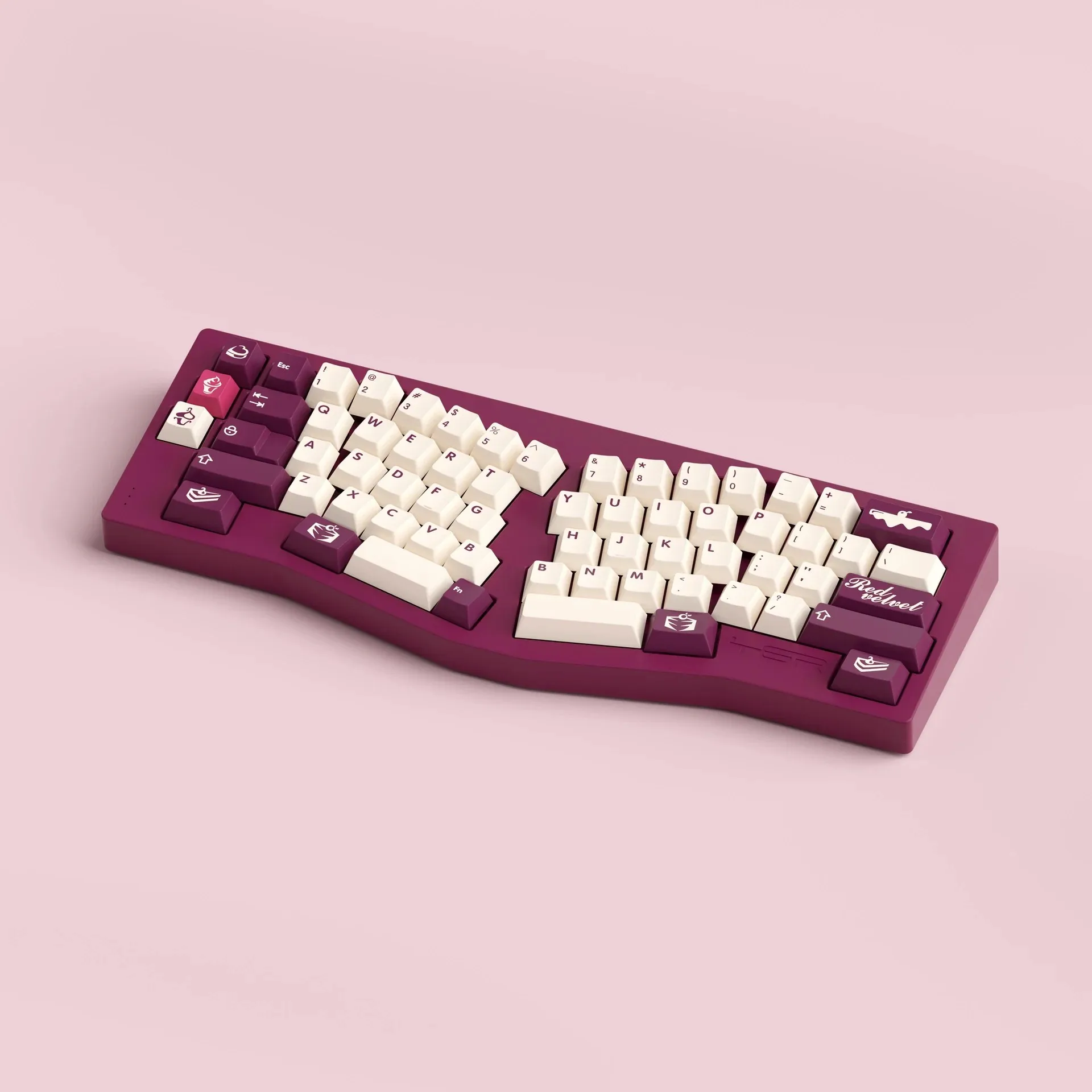 赤のベルベットキーキャップ：メカニカルキーボード用の二色ABSキーの実用性と入力感解析