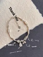 華やかで高級感のある925純銀製ブレスレット【女性用・軽やかなデザイン・ギフトに最適】