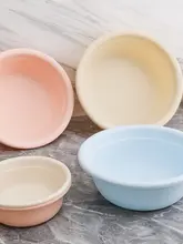 大きなプラスチック製洗面器【厚手・洗濯や洗顔に最適】