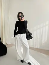 裸感立体分割解构長袖Tシャツ