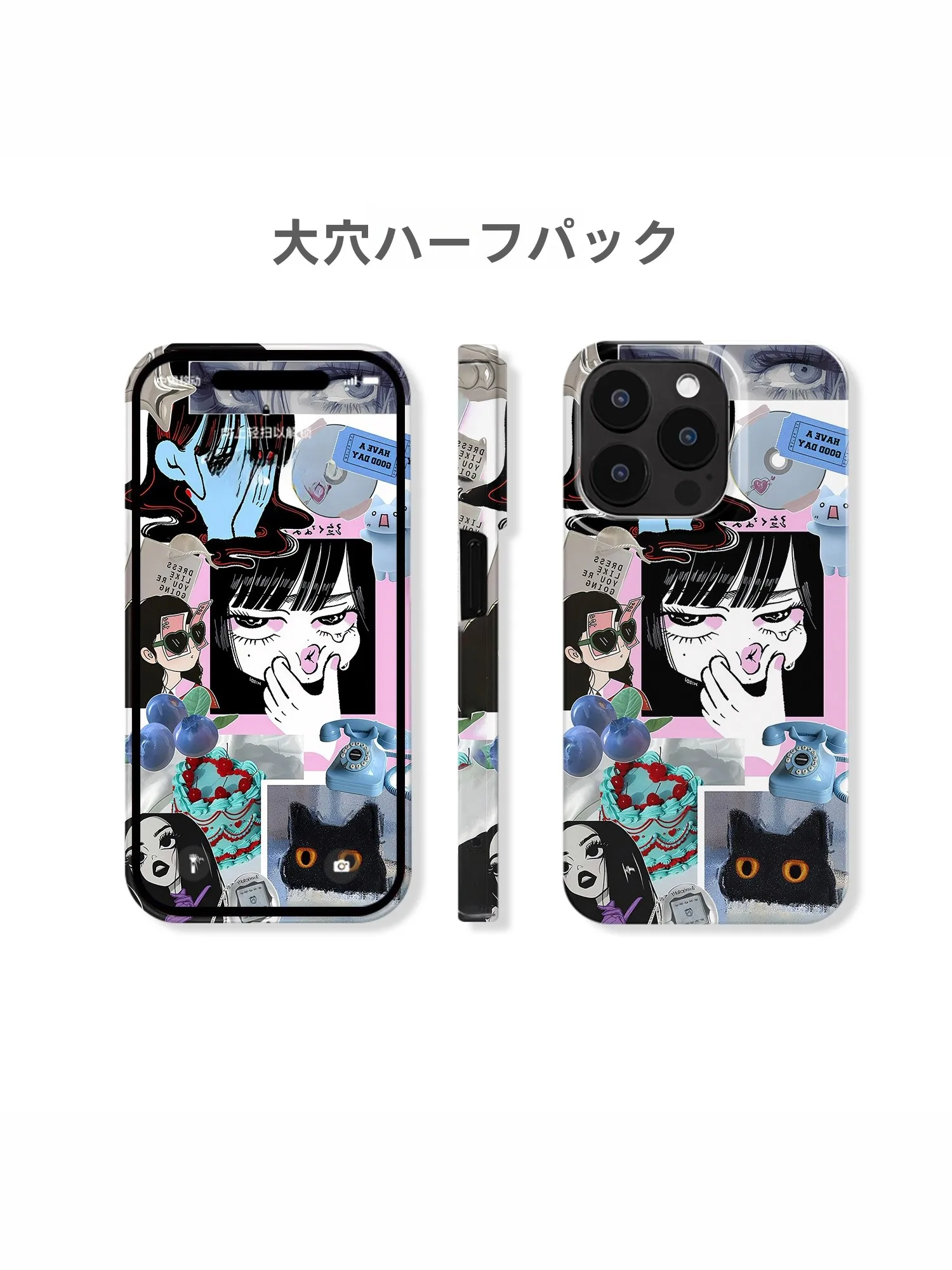 iPhoneおよび多数のスマートフォン対応 アートデザインケース【柔らかい素材・パズル風】の実用性とデザイン性