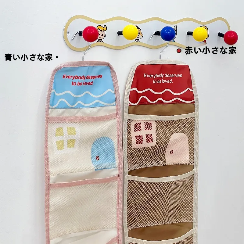 ぬいぐるみ用ハンギング収納バッグ：門廊での服収納に最適な立体式設計