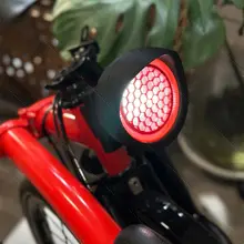 小型折りたたみ自転車用前照灯【猪鼻デザイン・夜間使用に最適】