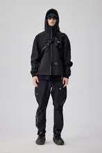 防水ハードシェルフード付きジャケット【登山用・男性用・秋用・機能性】
