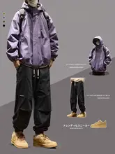 メンズ春秋用カジュアルフード付きアウター【ストリートスタイル・工装パンツ付き】（セットアップ対応）