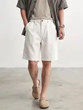 極上の柔らかさのコットンビジネスカジュアルショートパンツ【シンプルデザイン・男性用】（セットアップ対応）