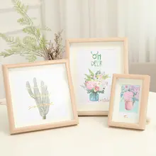 シンプルデザインのフォトフレーム【DIY・植物標本展示用・678寸・中空カード】