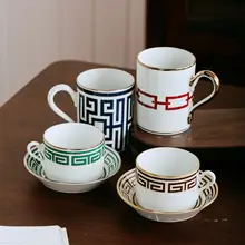 イタリア製迷宮デザインの陶器食器【プレート・ボウル・カップ・マグカップ・ディッシュ】