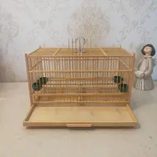 純竹製 鳥かご【手作り・小型鳥種用・繁殖用】