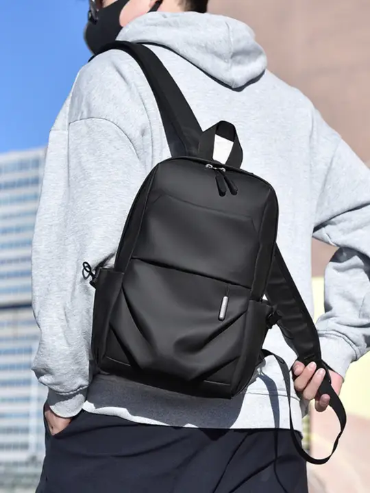 撥水素材のミニバックパック【シンプルデザイン・男女兼用】