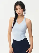 DCW 一体型 レディース スポーツタンクトップ【ハイネック・フィットネス用・ノースリーブ】