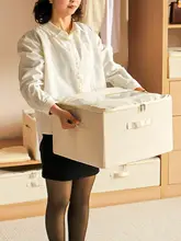大容量 折りたたみ式収納ボックス【布製・衣類・布団用】