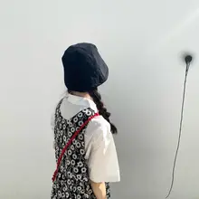 小頭サイズ対応！ブラックバケットハット【UVカット・おしゃれ・日常使いに最適】