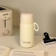 可愛らしいミニポータブル水筒【316ステンレス製・保温機能・飲みやすい蓋付き】
