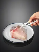 豚毛抜き ステンレス 精肉用 肉の下処理 厚手 頑丈 先細 ピンセット「JOJO'S」