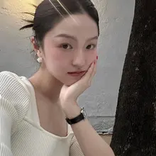 アリススタジオ バロック淡水真珠の花モチーフピアス【中華風・天然素材】