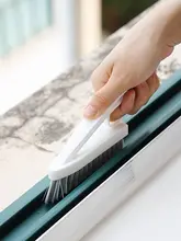 トライアングル隙間ブラシ【バスルーム用・硬毛・隅々まで清掃可能】