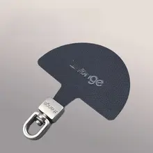 スマホ用回転式ストラップクリップ【超薄型・充電用フック・扇形デザイン】