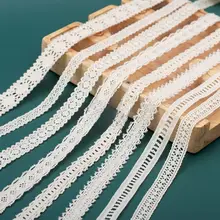 両面コットン編みレーステープ【DIY手作り服飾・装飾用】