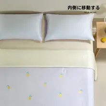 夏掛け布団 エアコンケット テンセル 刺繍 接触冷感 ひんやり