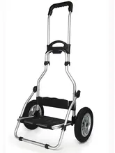 大容量エアタイヤ付きショッピングカート【折りたたみ式・ポータブル・家庭用】