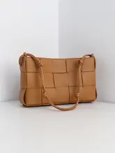 手編みカセット麻雀バッグ【結び紐付き・ショルダー・レザー使用】
