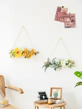 ルームツアー 壁掛け装飾品【寝室・リビング用・テレビ背景壁飾り・花の壁装飾】