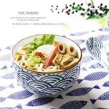 厚手の日本製陶器ラーメンボウル【創意デザイン・うどん・業務用】