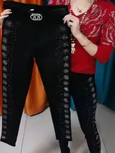 高腰デザインのストレッチブラックペンシルパンツ【極上の柔らかさ・小脚シルエット・カジュアル】（セットアップ対応）