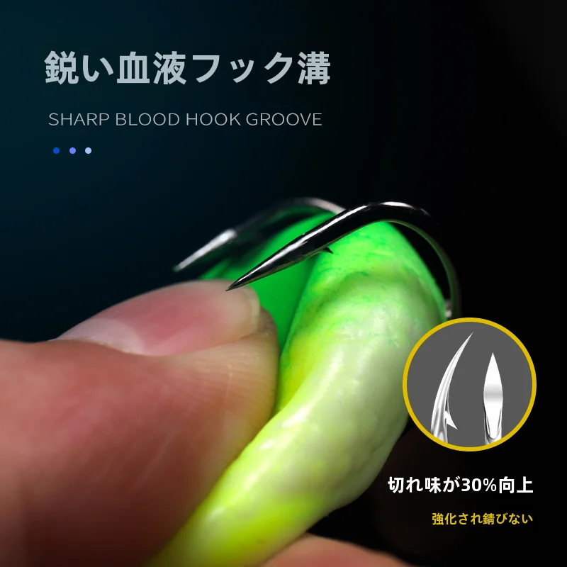 ハスダ ラ  イフライガー用 ルアーセット【遠投・重草・ダブルフック・黒魚釣り用】