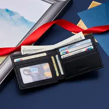 男性用本革薄型長財布【カードポケット付き・ドライバーズライセンスケース・ギフトに最適】