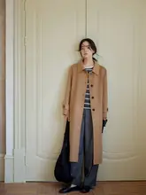 秋冬用 ダブルフェイスウールガーコート【中長丈・女性用】