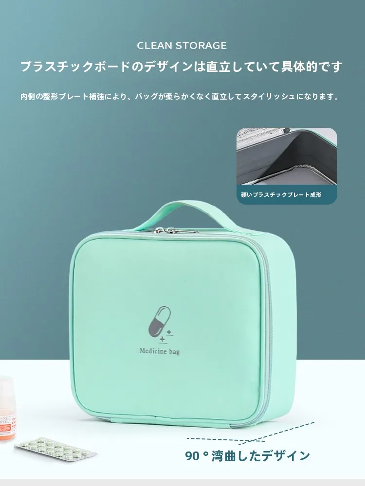 医療ポーチ 旅行 家庭用 布製 収納 健康パッケージ：プレゼント 健康 グッズ に最適な収納解決策