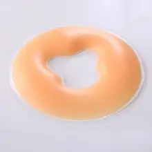 美容院用シリコン顔用クッション【ラウンド型・マッサージ・通気性カバー付き】