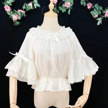 ロリータスタイル 夏用シフォンインナーシャツ【小袖・五分袖・女性用】
