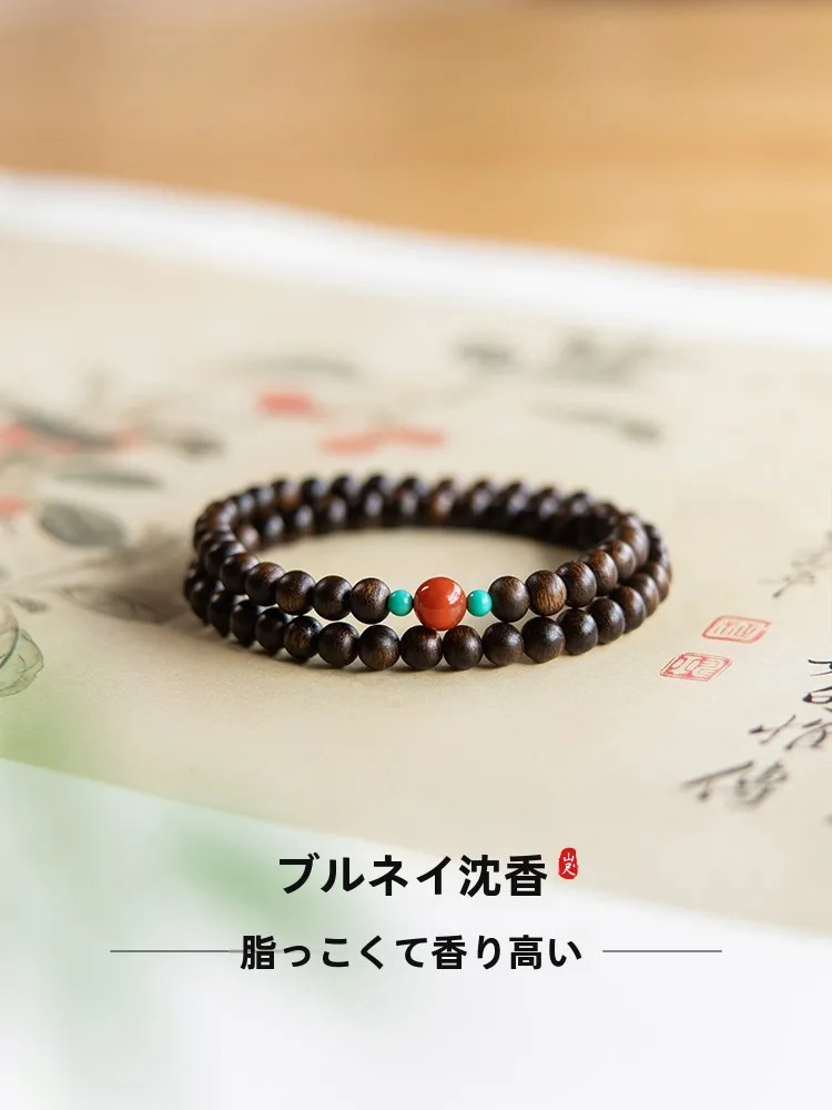沈香手串のコレクター向けデザイン：天然ブルネイ沈香の品質と使用シーン