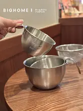 304ステンレス製計量カップ【食品グレード・調理ボウル・ミニ水切りバスケット・穴あけ不要】